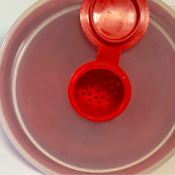 Pampered chef microwave silicone popcorn popper W/ leaflet red EUC - Picture 4 of 11